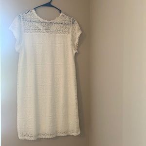 White lace dress